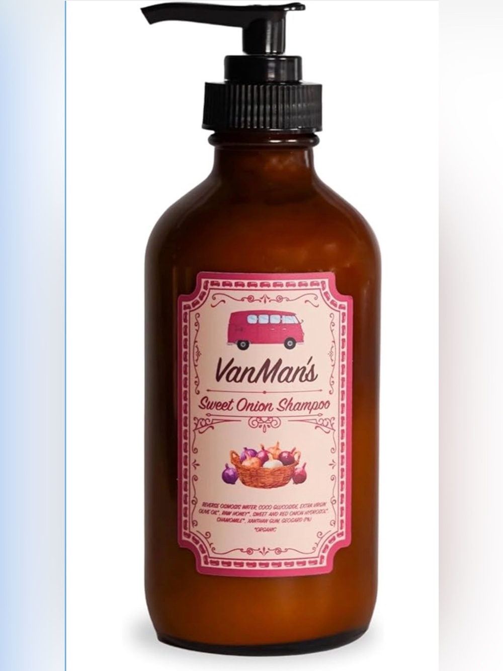 Sweet Onion Shampoo – 8 oz – Gentle Hair Cleanser